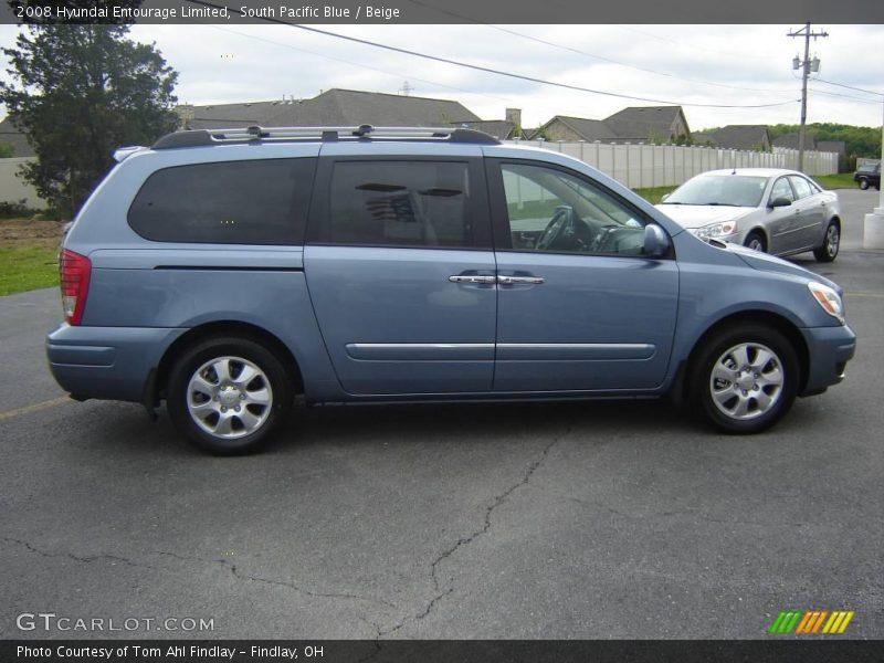 South Pacific Blue / Beige 2008 Hyundai Entourage Limited