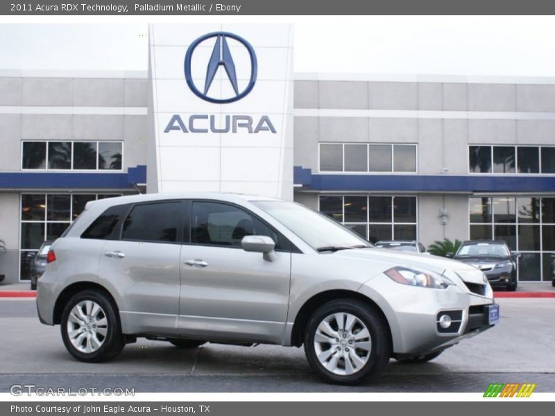 Palladium Metallic / Ebony 2011 Acura RDX Technology