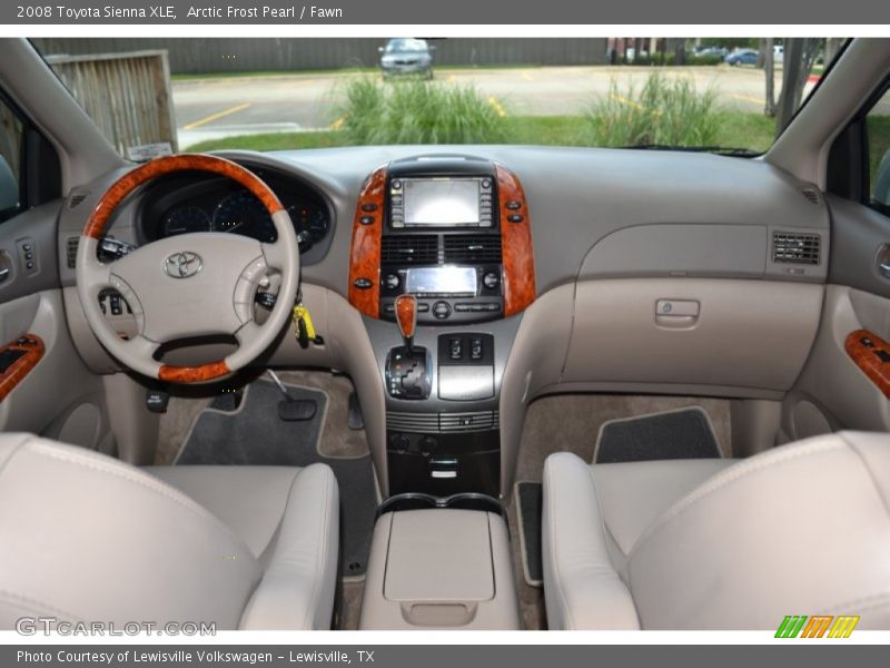 Arctic Frost Pearl / Fawn 2008 Toyota Sienna XLE
