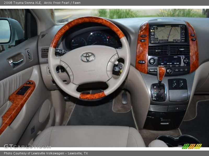 Arctic Frost Pearl / Fawn 2008 Toyota Sienna XLE