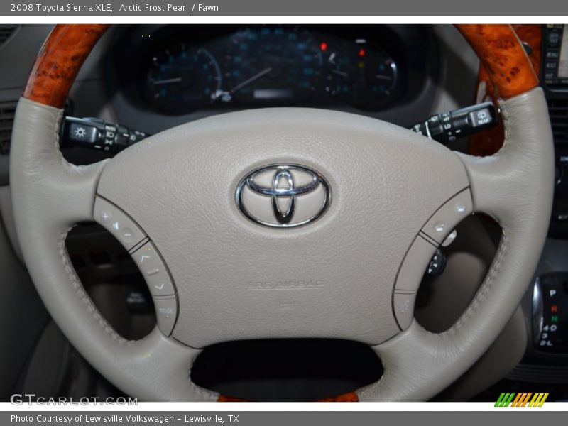 Arctic Frost Pearl / Fawn 2008 Toyota Sienna XLE