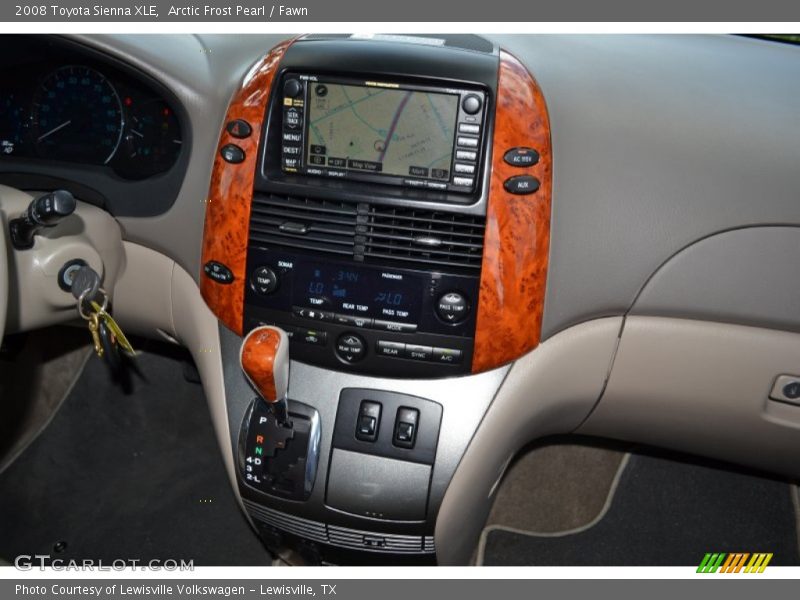 Arctic Frost Pearl / Fawn 2008 Toyota Sienna XLE