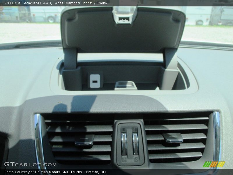 White Diamond Tricoat / Ebony 2014 GMC Acadia SLE AWD