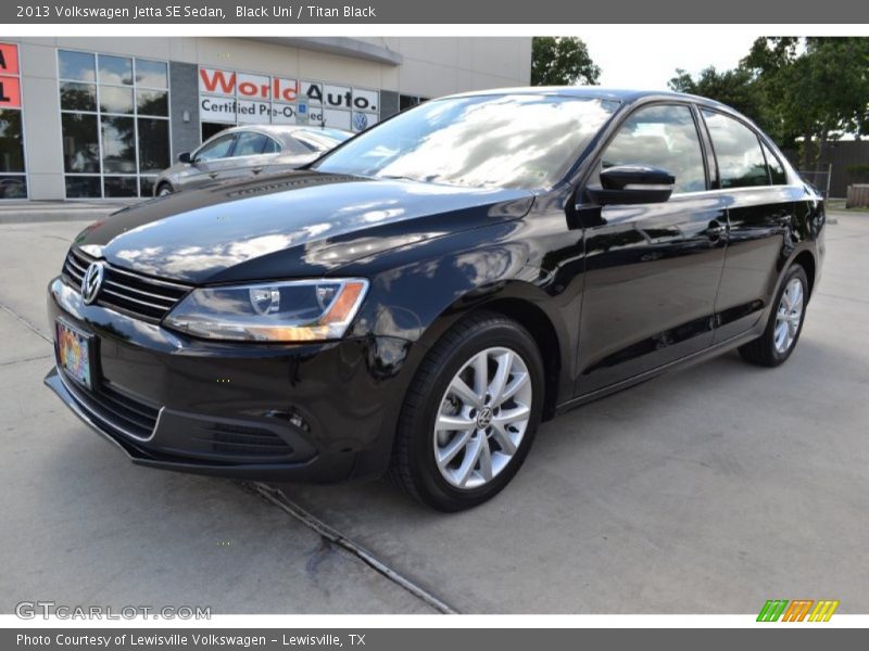 Black Uni / Titan Black 2013 Volkswagen Jetta SE Sedan