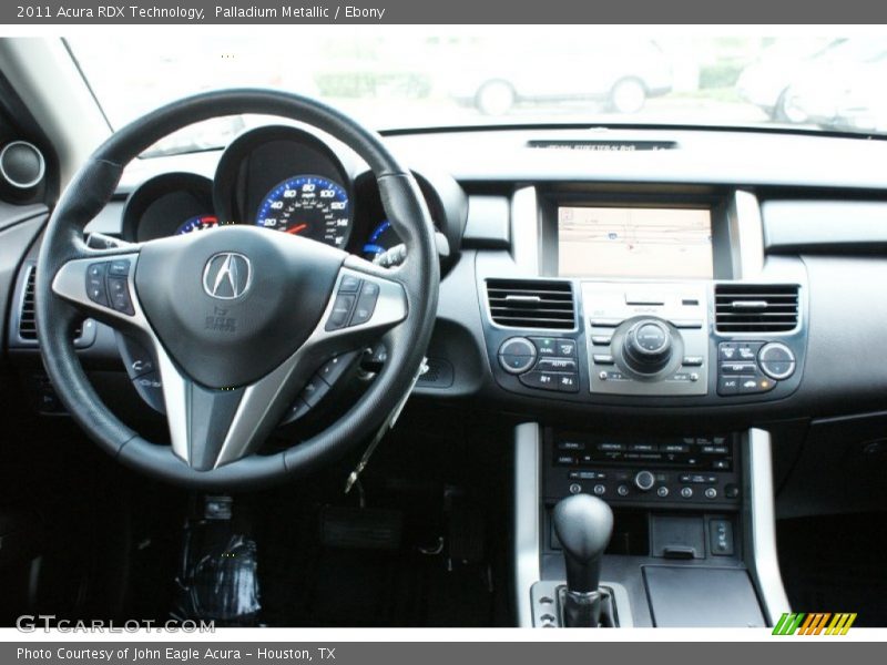 Palladium Metallic / Ebony 2011 Acura RDX Technology