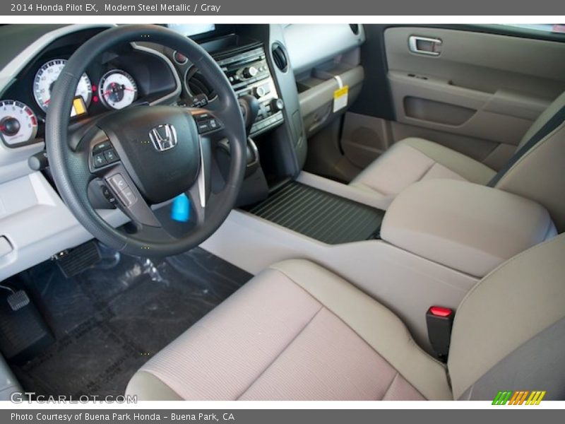 Modern Steel Metallic / Gray 2014 Honda Pilot EX