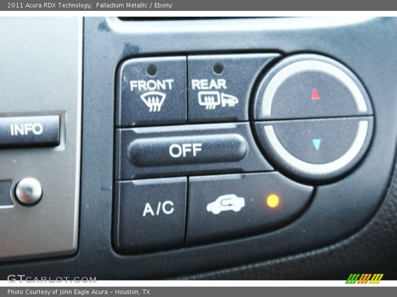 Palladium Metallic / Ebony 2011 Acura RDX Technology