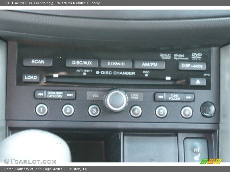 Palladium Metallic / Ebony 2011 Acura RDX Technology