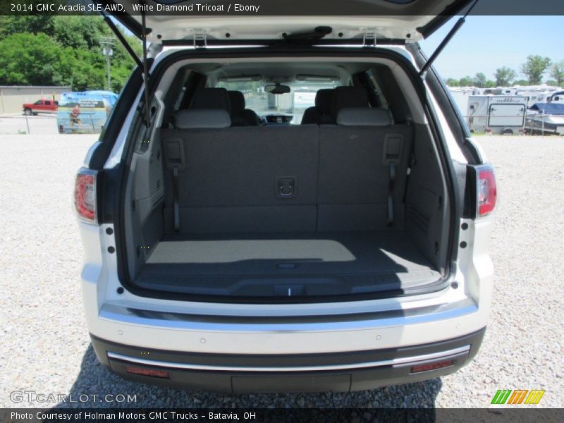White Diamond Tricoat / Ebony 2014 GMC Acadia SLE AWD