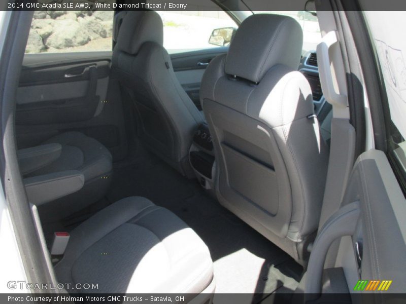 White Diamond Tricoat / Ebony 2014 GMC Acadia SLE AWD