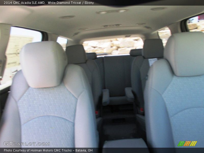 White Diamond Tricoat / Ebony 2014 GMC Acadia SLE AWD