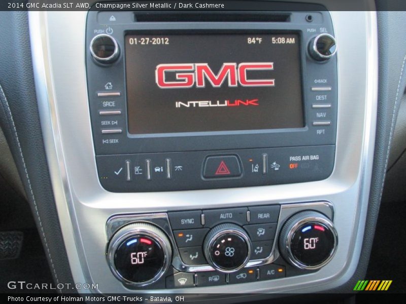 Controls of 2014 Acadia SLT AWD