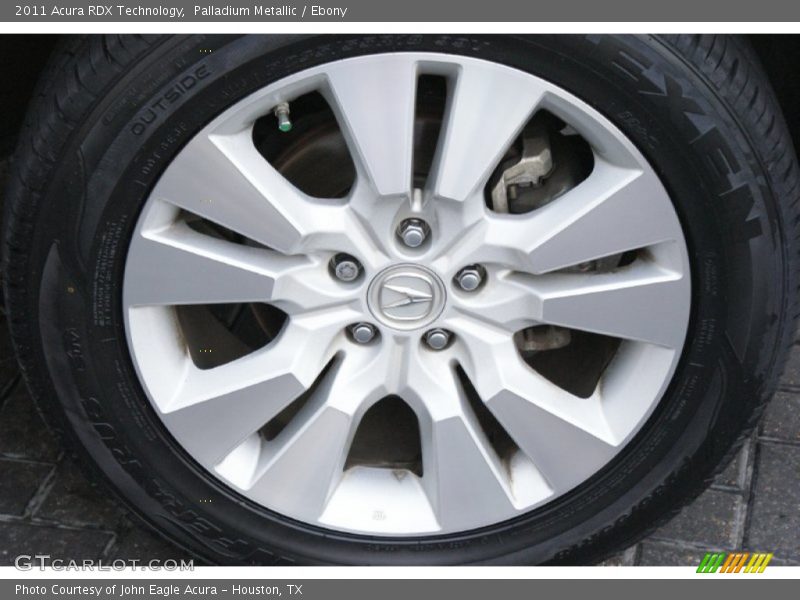 Palladium Metallic / Ebony 2011 Acura RDX Technology