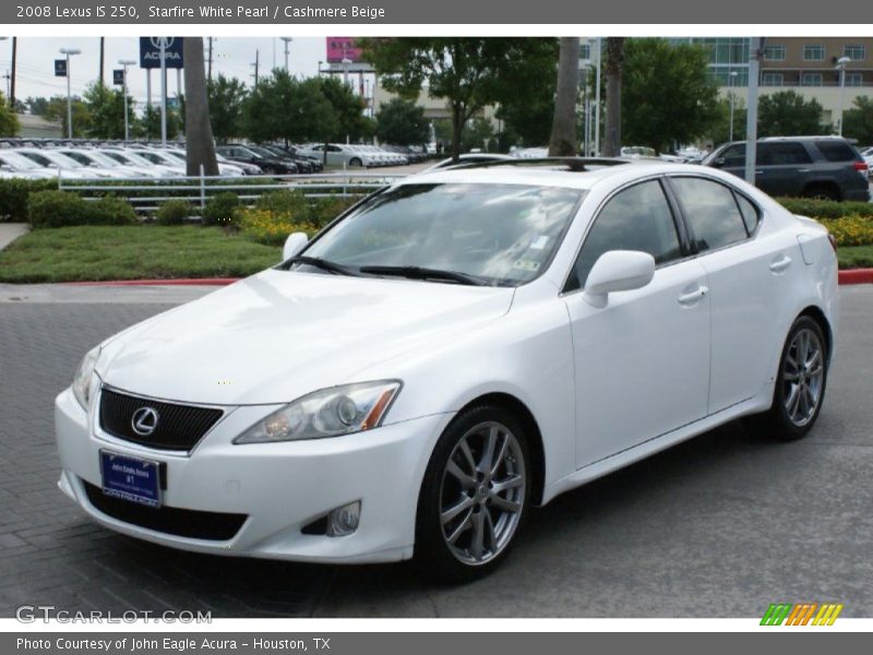 Starfire White Pearl / Cashmere Beige 2008 Lexus IS 250