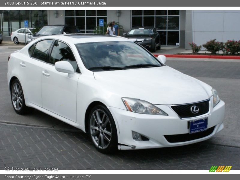 Starfire White Pearl / Cashmere Beige 2008 Lexus IS 250