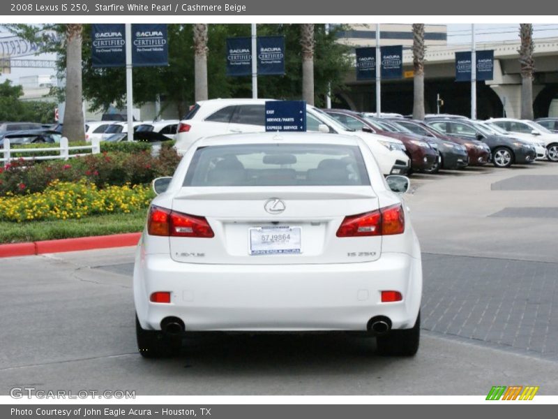 Starfire White Pearl / Cashmere Beige 2008 Lexus IS 250