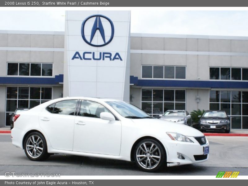 Starfire White Pearl / Cashmere Beige 2008 Lexus IS 250