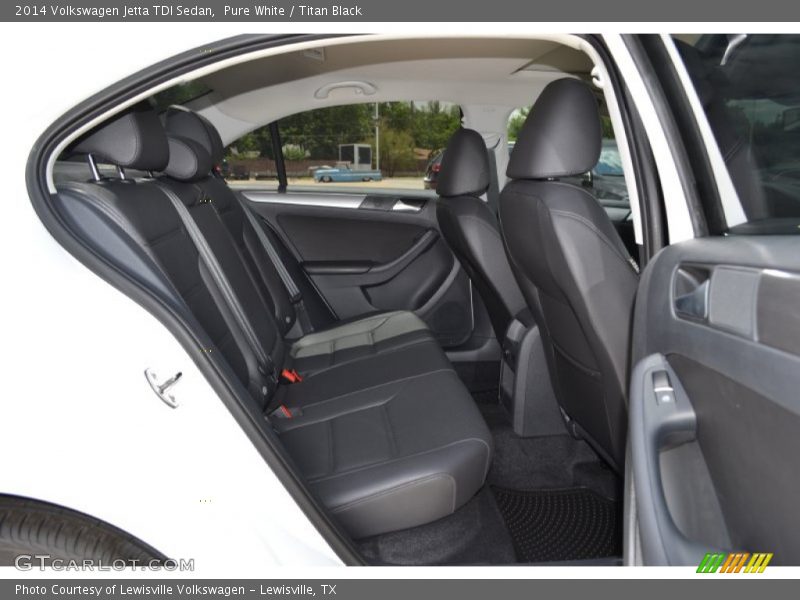 Pure White / Titan Black 2014 Volkswagen Jetta TDI Sedan