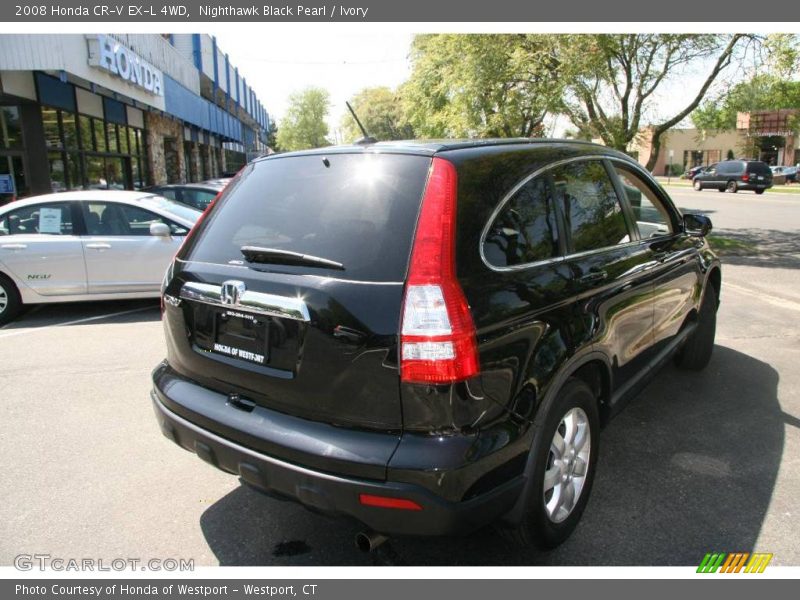 Nighthawk Black Pearl / Ivory 2008 Honda CR-V EX-L 4WD