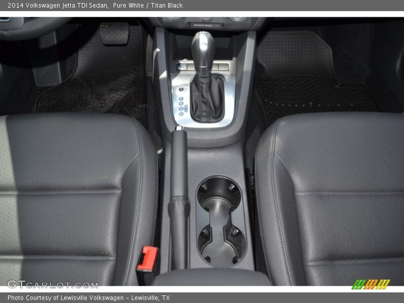 Pure White / Titan Black 2014 Volkswagen Jetta TDI Sedan