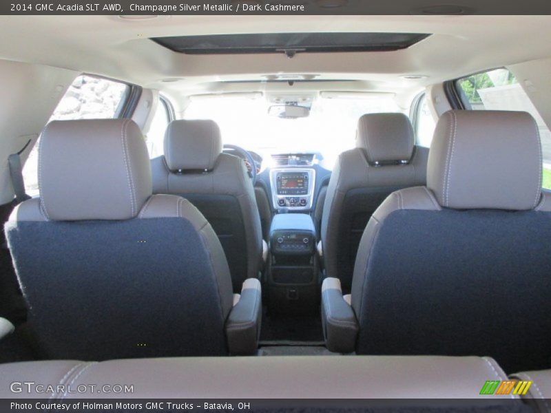 Champagne Silver Metallic / Dark Cashmere 2014 GMC Acadia SLT AWD