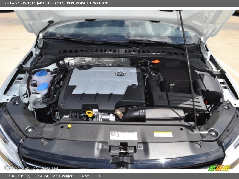 Pure White / Titan Black 2014 Volkswagen Jetta TDI Sedan