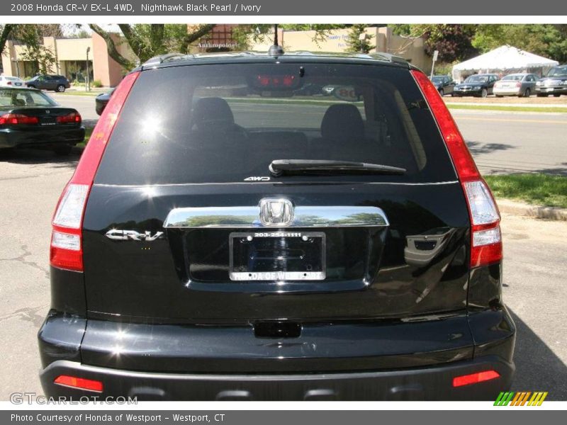 Nighthawk Black Pearl / Ivory 2008 Honda CR-V EX-L 4WD