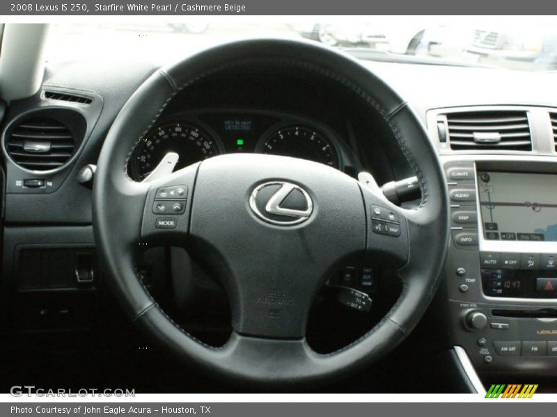 Starfire White Pearl / Cashmere Beige 2008 Lexus IS 250