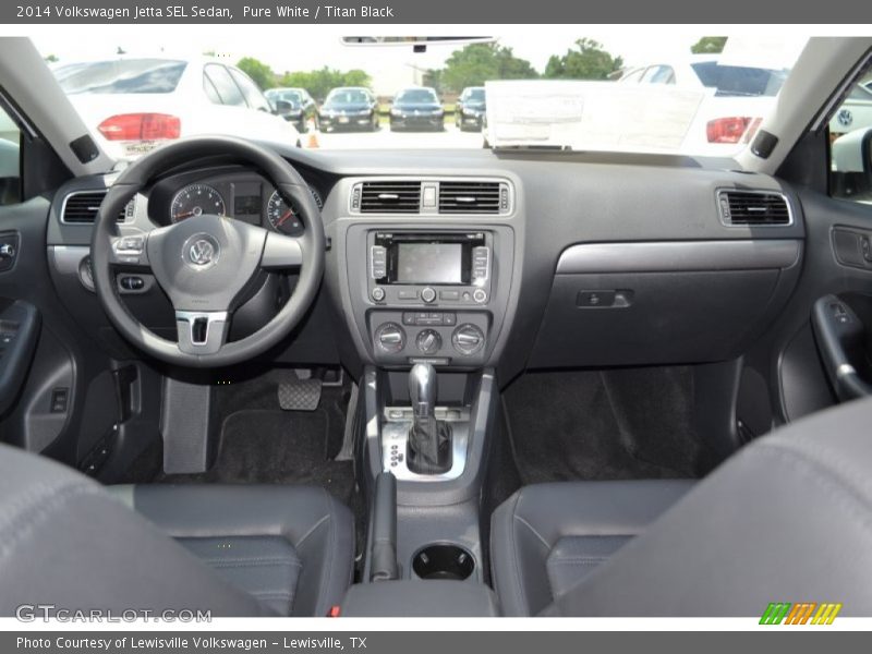 Pure White / Titan Black 2014 Volkswagen Jetta SEL Sedan