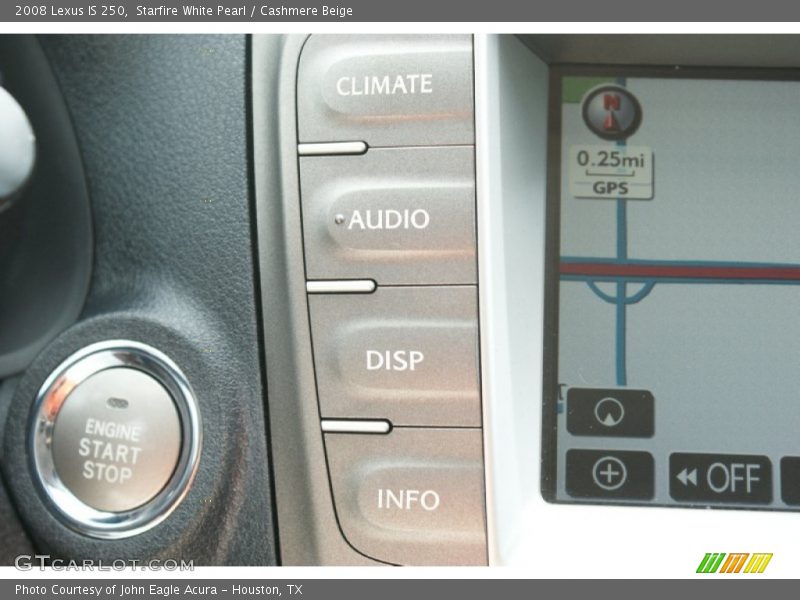 Starfire White Pearl / Cashmere Beige 2008 Lexus IS 250