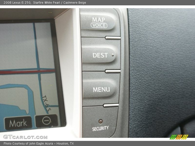 Starfire White Pearl / Cashmere Beige 2008 Lexus IS 250