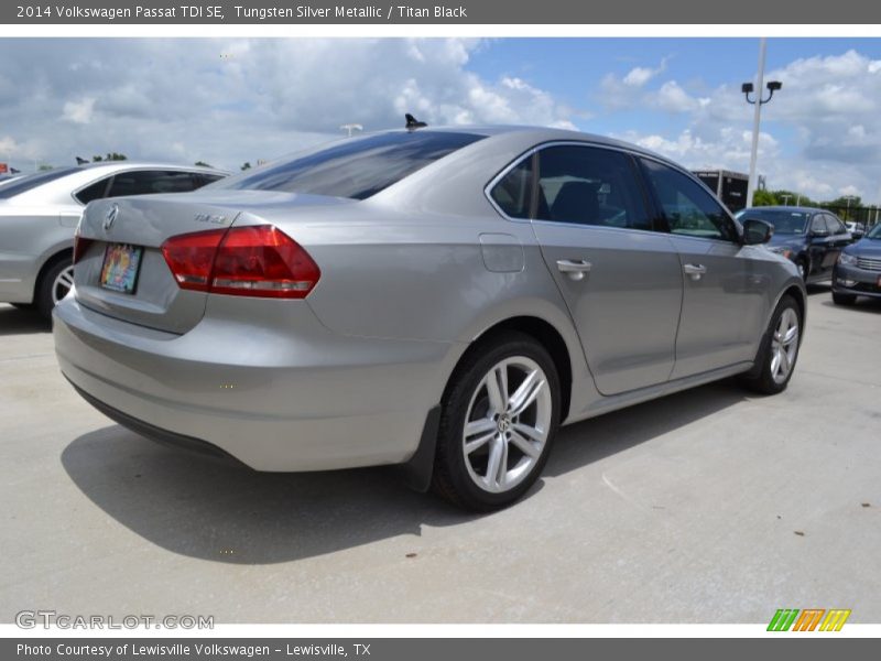 Tungsten Silver Metallic / Titan Black 2014 Volkswagen Passat TDI SE