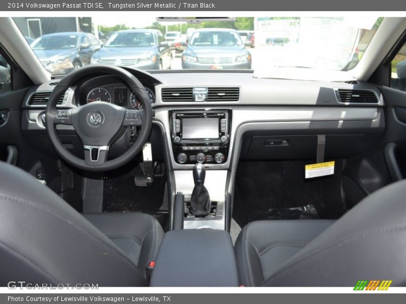 Tungsten Silver Metallic / Titan Black 2014 Volkswagen Passat TDI SE