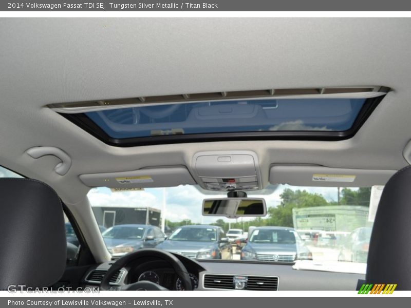 Tungsten Silver Metallic / Titan Black 2014 Volkswagen Passat TDI SE