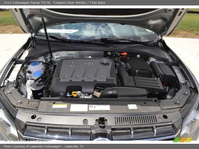 Tungsten Silver Metallic / Titan Black 2014 Volkswagen Passat TDI SE