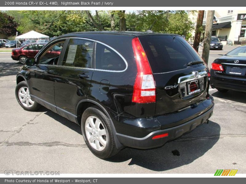 Nighthawk Black Pearl / Ivory 2008 Honda CR-V EX-L 4WD