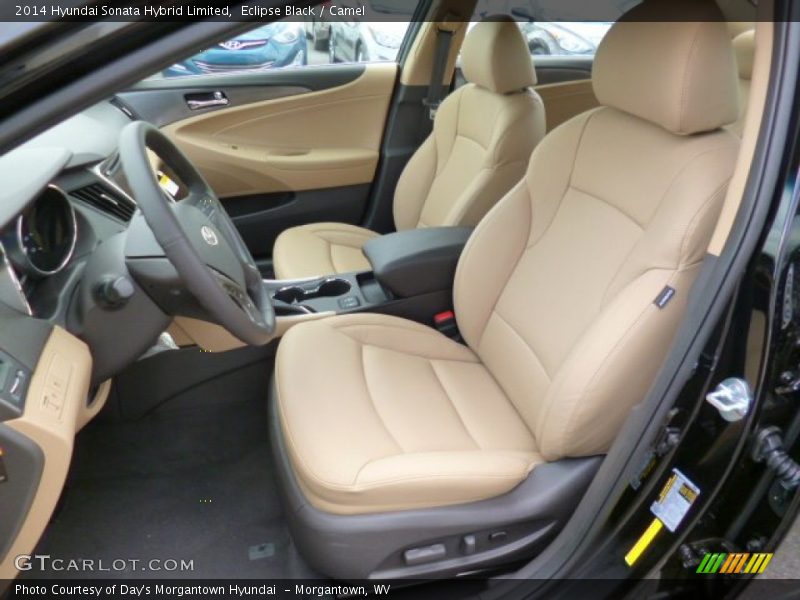Front Seat of 2014 Sonata Hybrid Limited