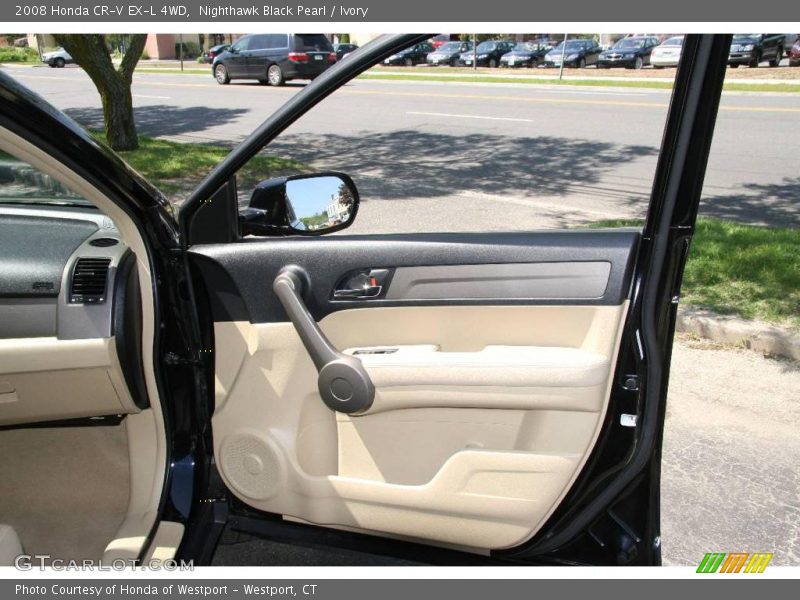 Nighthawk Black Pearl / Ivory 2008 Honda CR-V EX-L 4WD