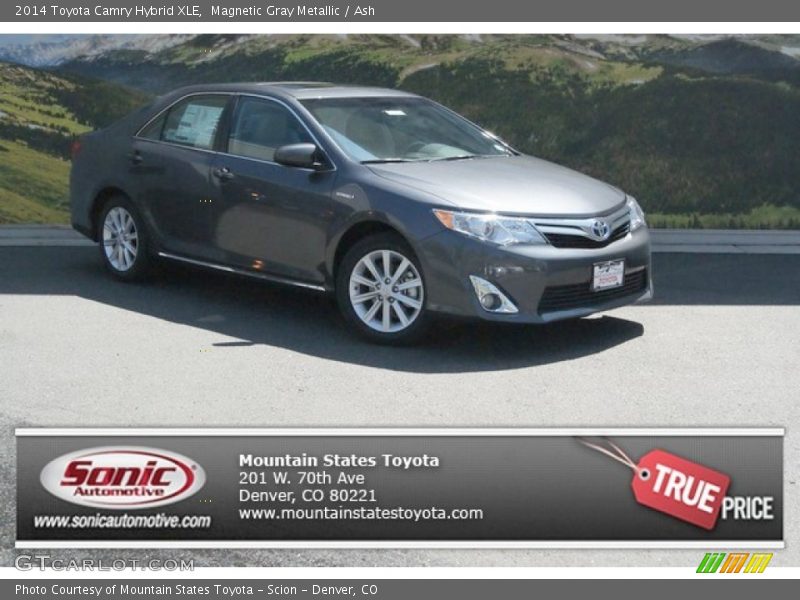 Magnetic Gray Metallic / Ash 2014 Toyota Camry Hybrid XLE
