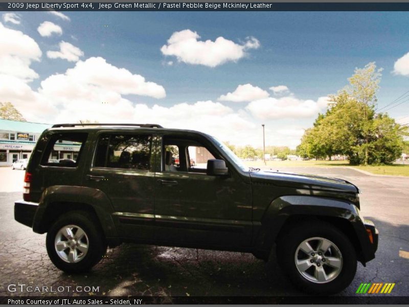 Jeep Green Metallic / Pastel Pebble Beige Mckinley Leather 2009 Jeep Liberty Sport 4x4