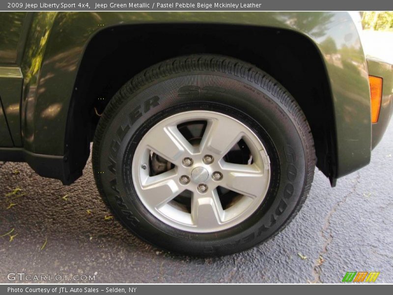 Jeep Green Metallic / Pastel Pebble Beige Mckinley Leather 2009 Jeep Liberty Sport 4x4