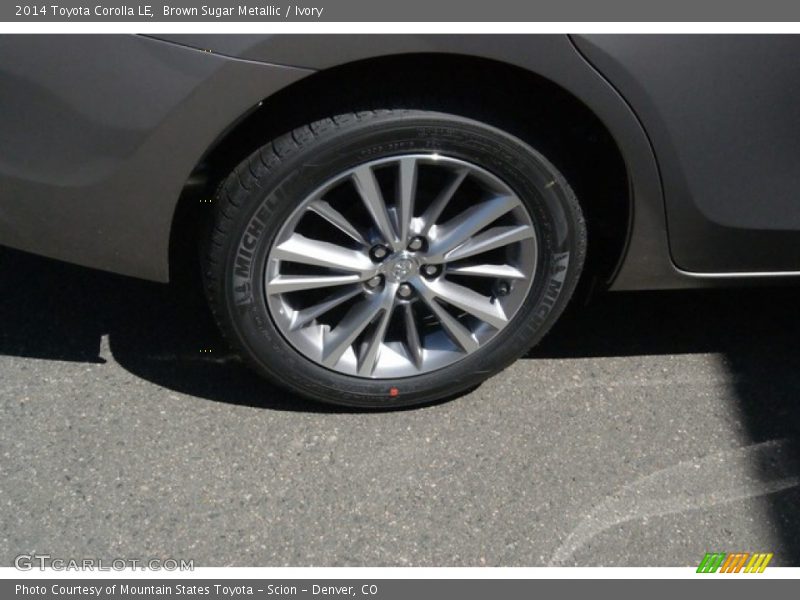 Brown Sugar Metallic / Ivory 2014 Toyota Corolla LE