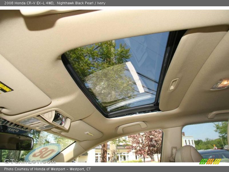 Nighthawk Black Pearl / Ivory 2008 Honda CR-V EX-L 4WD