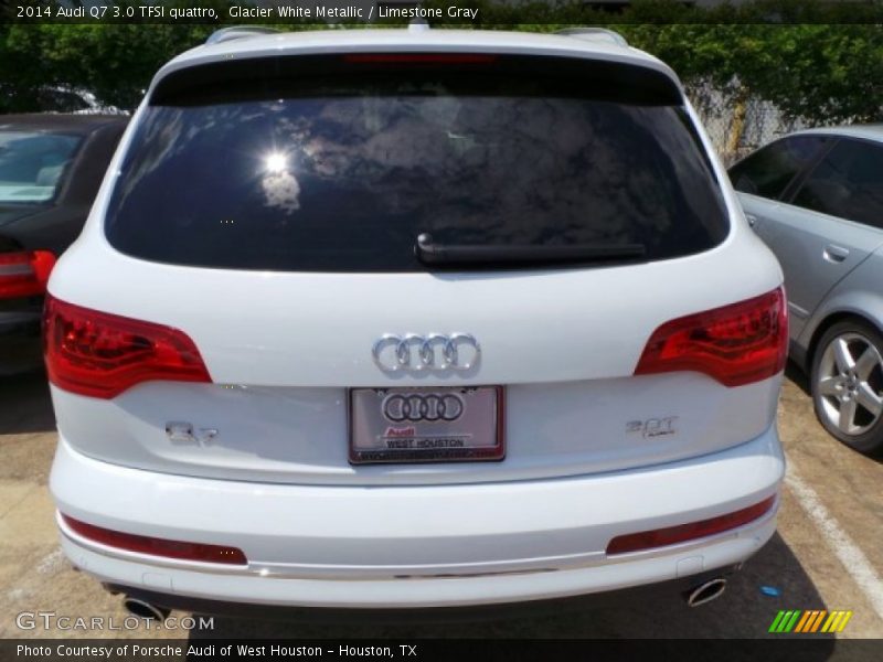 Glacier White Metallic / Limestone Gray 2014 Audi Q7 3.0 TFSI quattro
