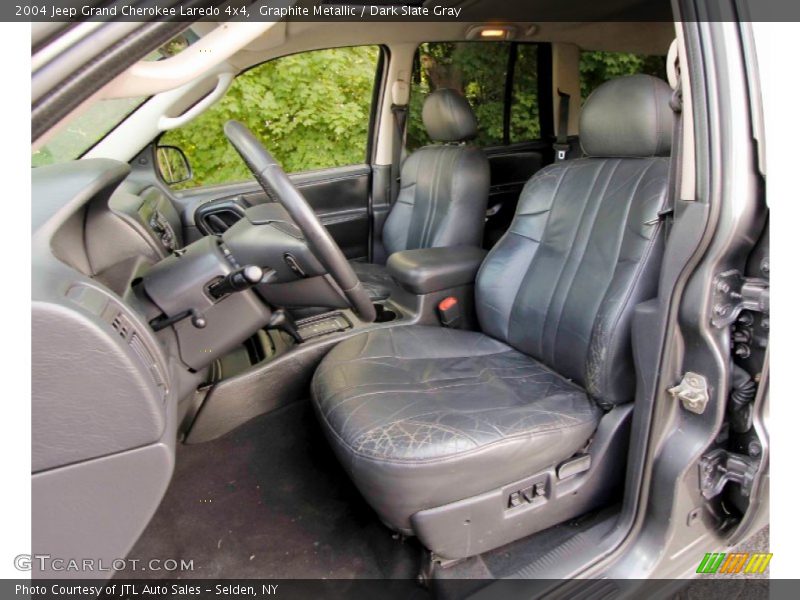 Graphite Metallic / Dark Slate Gray 2004 Jeep Grand Cherokee Laredo 4x4