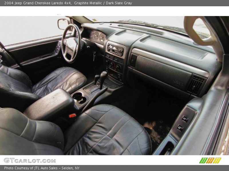 Graphite Metallic / Dark Slate Gray 2004 Jeep Grand Cherokee Laredo 4x4