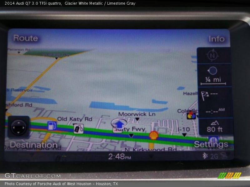 Glacier White Metallic / Limestone Gray 2014 Audi Q7 3.0 TFSI quattro