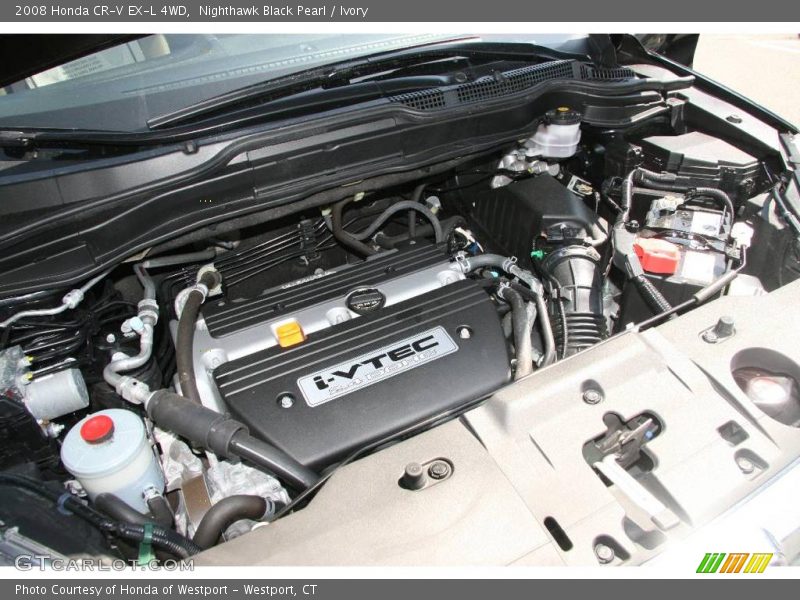 Nighthawk Black Pearl / Ivory 2008 Honda CR-V EX-L 4WD