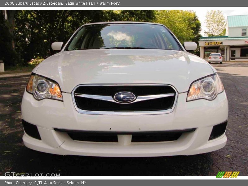 Satin White Pearl / Warm Ivory 2008 Subaru Legacy 2.5i Sedan