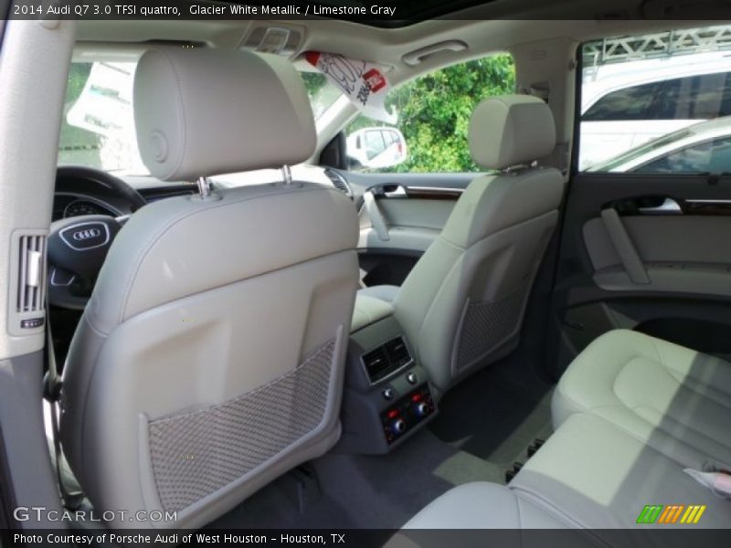 Glacier White Metallic / Limestone Gray 2014 Audi Q7 3.0 TFSI quattro